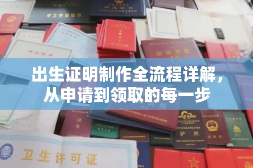 忠县出生证明制作全流程详解，从申请到领取的每一步