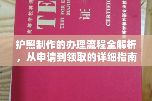 忠县护照制作的办理流程全解析，从申请到领取的详细指南