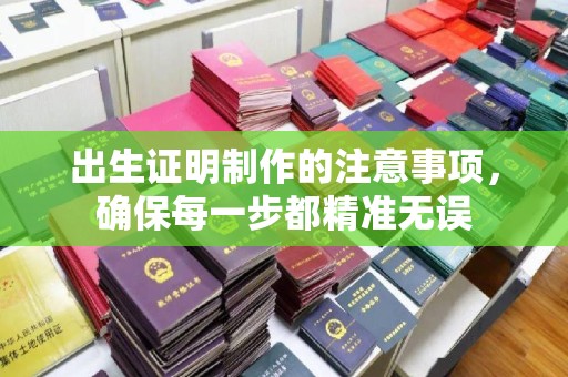 忠县出生证明制作的注意事项，确保每一步都精准无误