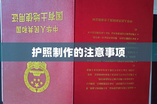 忠县护照制作的注意事项